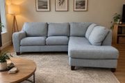 Nice L shaped corner couch sofa