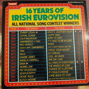 16 years of the Eurovision