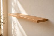 Straight Edge Oak Floating Shelf | Made to Measure | Handmade in Ireland