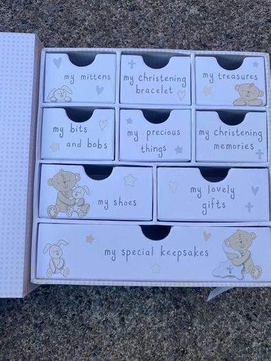 Christening Keepsake Box. (Please Read)