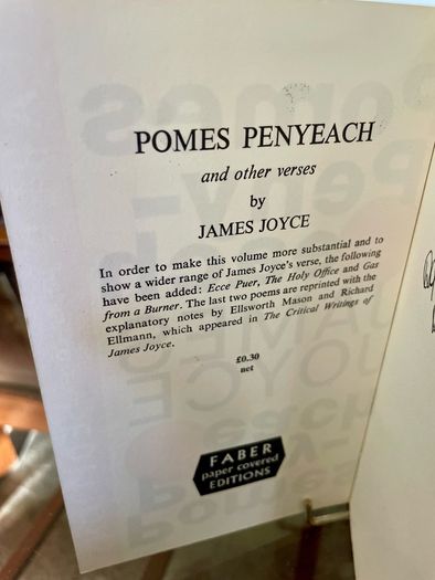 Pomes Penyeach by James Joyce Vintage UK Edition