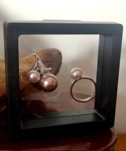 Display Jewelery Storage Frame in PE Film in Black