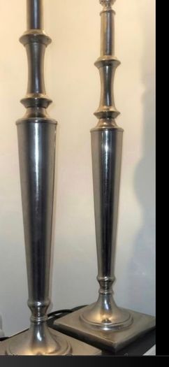 mid century table lamp x2