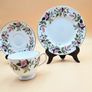 Collectible Wedgwood Bone China, Hathaway Rose trio Image 4