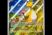 Ampharos 090/086 Illustration Art Ultra Rare Holo Chaos Rising Mega Evolution Pokemon Card AR