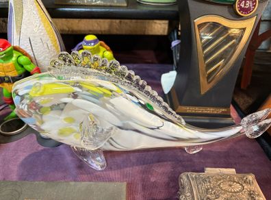 Vintage Glass Murano fish c1960