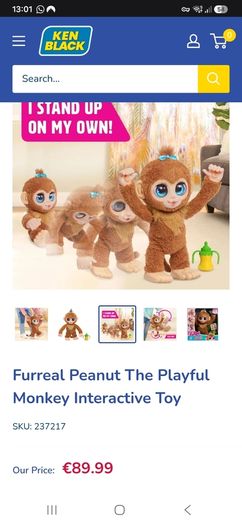 peanut the monkey