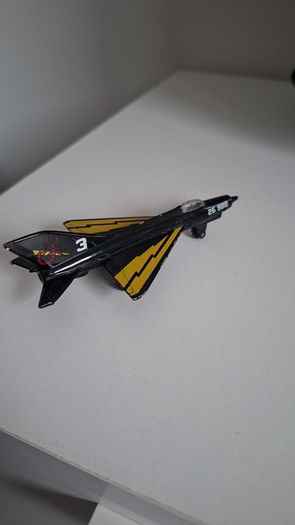 Vintage 1973 Matchbox Sb 6 Black Yellow Mig 21 Fighter Jet