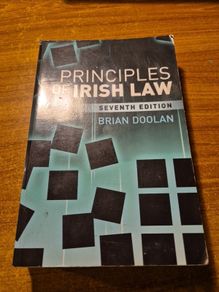 Principles of Irish Law Brian Doolan