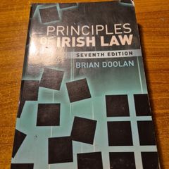 Principles of Irish Law Brian Doolan