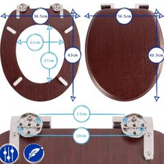 toilet seats pack of two black soft close wooden toilet seats oval shape still in the box
