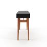 Alphason Pevensey Desk Black / Stirling Oak Image 5