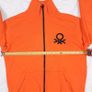 United Colors of Benetton Bright Orange Logo Track Jacket Slim Fit 8UK/36EU Image 10