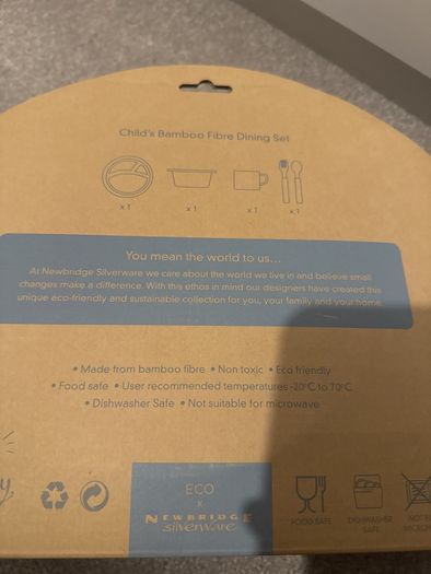 Child's Bamboo fibre dinning set - Newbridge