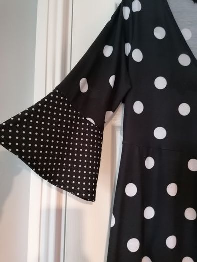 Simply Be Polka Dot Wrap Dress Size 14