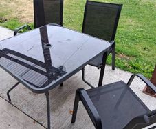 garden chair and table
