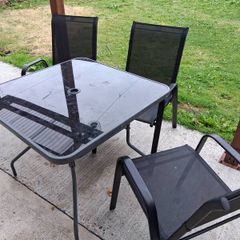 garden chair and table