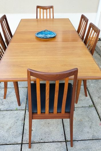 Mid Century Vintage G Plan Dining Table & Chairs