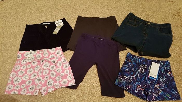 girls shorts bundle mostly new