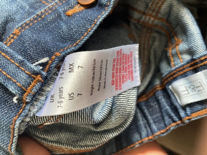 kids jeans age 7-8 blue