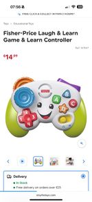 fisher price laugh and learn game controller