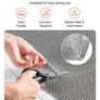 PVC Drainage Mat 3 x 16.4ft, Non-Slip Commercial Floor Mat Roll, Water Drainage Matting for Indoor & Outdoor Use, Restaurant, Pool, Patio, Bathroom, Grey Image 3