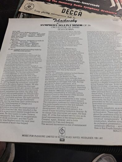 Tchaikovsky Vinyl Lps