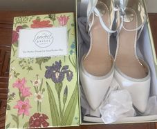 Ivory wedding shoes