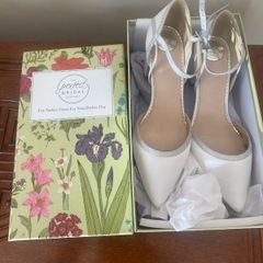 Ivory wedding shoes