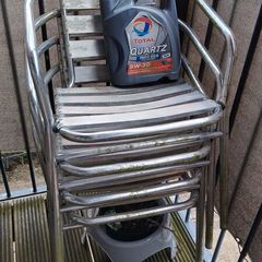 Aluminum chairs for patio / garden