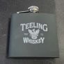 Teeling Whiskey Large Black Hip Flask Image 3