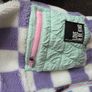 Next CHECKED - Fleece jacket - purple Image 3