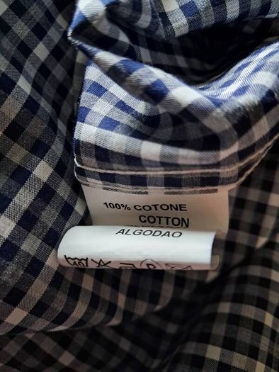 MAGEE micro-check button-down shirt