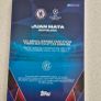 Match Attax 25/26 Juan Mata UCL Medal Winner Relic Card Image 2