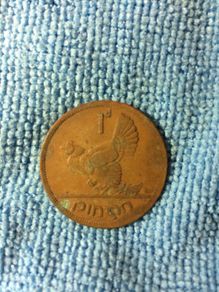 1942 Irish penny 1d pingin
