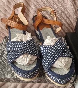 Wedge Navy Sandal