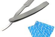 Barber Cut Throat Wet Shaving Steel Handle Razor Saloon Barber Razor