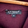 Long Sleeve Burgundy Maternity Top - Attesa Image 2