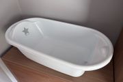 White baby bath