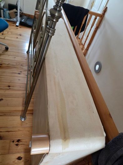 free kingsize divan bed base and headboard