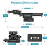 NEW - Neewer Pro 4 Way Macro Rail Image 2