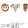 New Safari Wild & Soft MINI Set Nursery Safari Decor Image 3