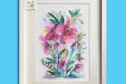FRAMED Original Watercolour painting