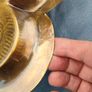 18" Hand Etched Art Deco Copper tray Image 4