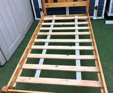 Lovely Sturdy Single Wooden Bed Frame - Can Deliver