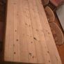 Large Solid Pine Farmhouse Table Image 6