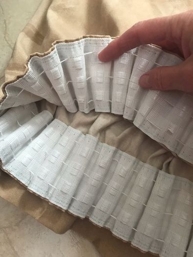 Pair of Curtains, 90 x 90, Pencil Pleat Tape Top