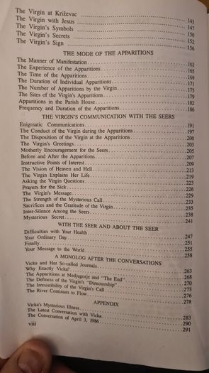 A Thousand Encounters With The Blessed Virgin Mary In Medjugorie. The Seer Vicka Speaks Of Her Experiences. Rare Paperback In Good Condition.