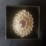 DGS Turkey signed 925 silver filigree garnet ring -10.47g Image 3