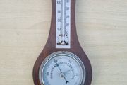 Classic wall-mounted aneroid barometer